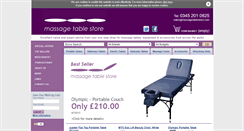 Desktop Screenshot of massagetablestore.com