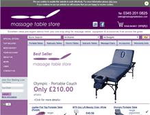 Tablet Screenshot of massagetablestore.com